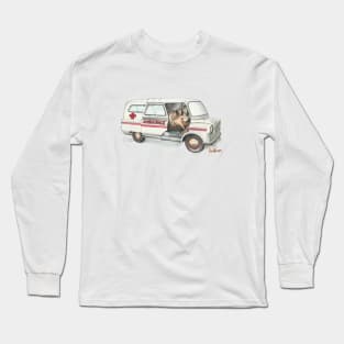 Dodo girl in the Ambulance Long Sleeve T-Shirt